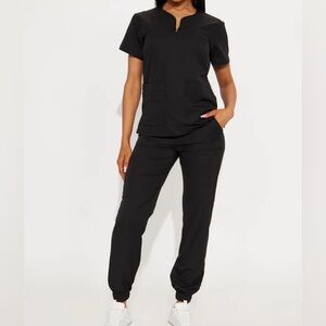 Karisma Threads 4-Way Stretch Jogger Scrub Set NEW 🏷️